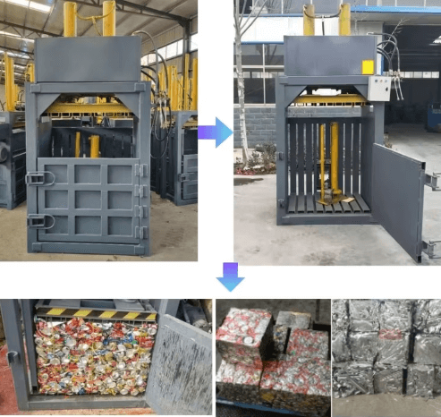 Industrial Waste Management Simplified with Advanced Vertical Baling Presses